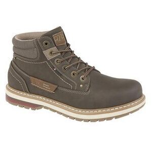 Route 21 Mens 6 Eyelet Ankle Boot / Dark Brown